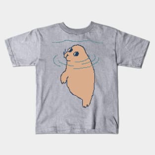 Cute Floating Seal Kids T-Shirt